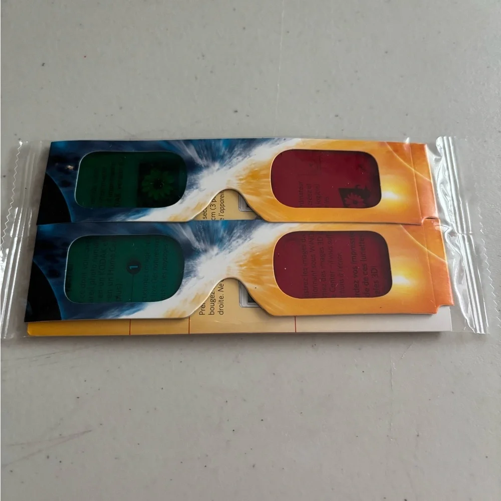 3d paper glasses new
